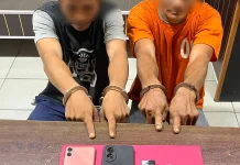 Polsek Bukit Batu Amankan Dua Pria Terkait Sabu