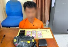 Lompat dari Lantai Dua, Pengedar Sabu Ditangkap