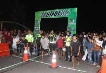 Green Policing Polres Bengkalis, Ratusan Warga Ikut Balap Lari