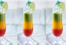 Jus Telaga Tiga Warna Minuman Segar Khas Melayu