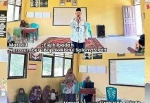 Siswa MTsN 5 Bengkalis Antusias Ikuti Materi Keagamaan Pesantren Kilat