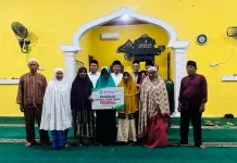 BRK Syariah Bengkalis dan Baznas Dorong Literasi Zakat saat Penyaluran Bantuan