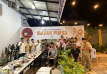 PWI Bengkalis Bagikan Takjil dan Gelar Buka Puasa Bersama