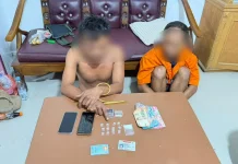 Polsek Mandau Amankan Dua Pengedar Sabu