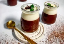 Resep Mudah Puding Cokelat Susu Lembut Dengan Fla