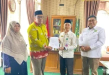 Kemenag Pelalawan Serahkan Aset MTs Darul Falah, Tonggak menuju Penegerian