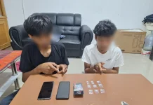 Polsek Mandau Amankan Dua Pemuda Sabu