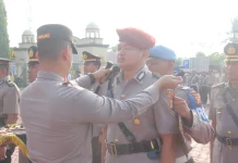 Kapolres Bengkalis Pimpin Sertijab Pejabat Utama