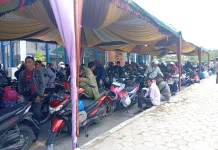 Arus Balik Bengkalis Masih Dipadati Sepeda Motor
