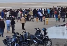 Polisi Bubarkan Balap Liar Pantai Lapin Rupat Utara