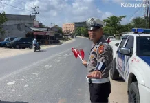 Satlantas Polres Bengkalis Tingkatkan Patroli Pasca Operasi Ketupat