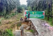 Pembangunan Jembatan Garuda Seminai Resmi Dimulai TNI