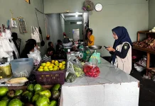 Harga Pangan di Pasar Terubuk Bengkalis Beragam