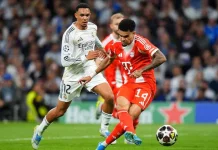 Bayern Munich Tumbangkan Real Madrid di Santiago Bernabeu skor 2-1
