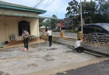 Kalapas Bengkalis Pimpin Aksi Bersih Masjid