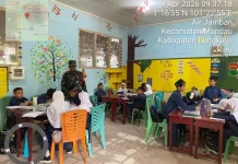 Serka Ristiyo Sosialisasikan Nilai Pancasila Kepada Siswa