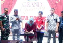 Bupati Bengkalis Resmikan Defa Kostel di Mandau