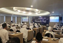 Calon Jamaah Haji Khusus Arminareka Ikuti Manasik di Pekanbaru