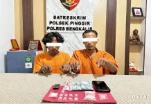 Dua Pengedar Sabu Dibekuk di Pinggir