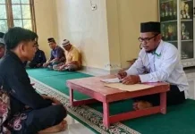 Ikrar Syahadat di Desa Suka Damai, Satu Warga Resmi Jadi Mualaf