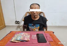 Polsek Mandau Ringkus Pria Bawa Sabu