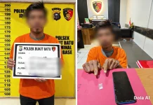 Dua Tersangka Sabu Diamankan di Siak Kecil