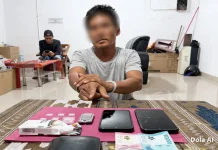 Polisi Mandau Tangkap Pengedar Sabu dan BB