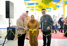 Bupati Kasmarni Resmikan Gedung Baru Bank Mandiri Pinggir
