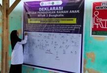 Ciptakan Sekolah Bebas Kekerasan, MTsN 3 Bengkalis Gelar Deklarasi Ramah Anak