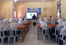 MA Al-Huda Bengkalis Jemput Bola Sosialisasi PPDB ke SMPN 9