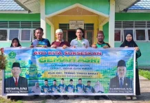 Wujudkan Lingkungan Bersih, KUA Tebing Tinggi Barat Laksanakan Gemah Asri