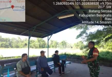 Pelda Agus Sosialisasikan Nilai Pancasila di Kelurahan Gajah Sakti