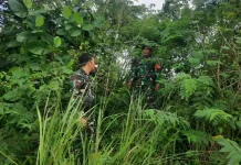 Sertu Sihotang Bersama Kopda Alif Intensifkan Patroli Hotspot