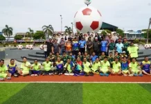 Bangun Sinergi, Kemenag Pelalawan dan Pekanbaru Adu Skill di Mini Soccer