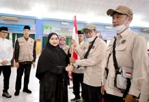 Haru, Bupati Kasmarni Lepas Jemaah Calon Haji Bengkalis
