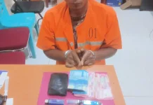 Digerebek Malam Hari, Pengedar Sabu di Siak Kecil Diciduk