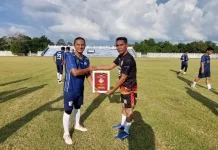 Laga Persahabatan Seru Korpri Hadapi Grand Hayati FC