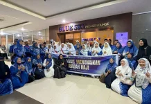 Sebanyak 59 JCH Plus Arminareka Pekanbaru Berangkat dalam Dua Gelombang