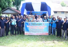 Momentum May Day Buruh Meranti Dukung Sabuk Kamtibmas