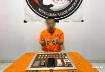 Pengedar Sabu Diciduk di Duri Barat, Polisi Sita 5 Gram