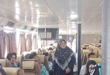 Sebanyak 257 CJH Siak Diberangkatkan menuju Batam
