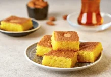 Basbousa Lembut dan Harum, Resep Kue Timur tengah Mudah