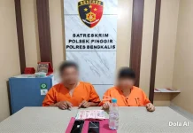 Digerebek di Penginapan, Pasangan Pemakai Sabu Dibekuk Polisi