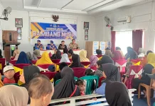 Sambang Nusa Presisi Masuk Sungai Guntung, 60 Warga Dibantu