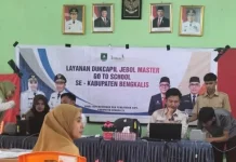 Disdukcapil Bengkalis Jemput Bola Rekam KTP Pelajar