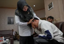 Pelepasan Atlet Disabilitas Siak Ikuti Pelatihan Nasional Penuh Haru