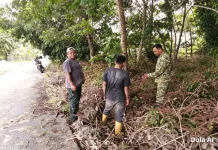 Babinsa Bengkalis Bergerak Cepat Antisipasi Karhutla