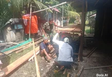 Babinsa Koramil 01 Bengkalis Perkuat Nilai Pancasila di Desa Kelebuk