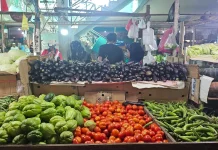 Harga Ayam dan Sayuran di Pasar Terubuk Bengkalis Kembali Naik