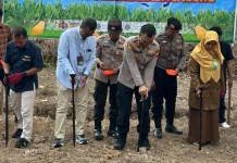 Polres Dumai Tanam Jagung, Kapolres: Lawan Narkoba, Cegah Karhutla